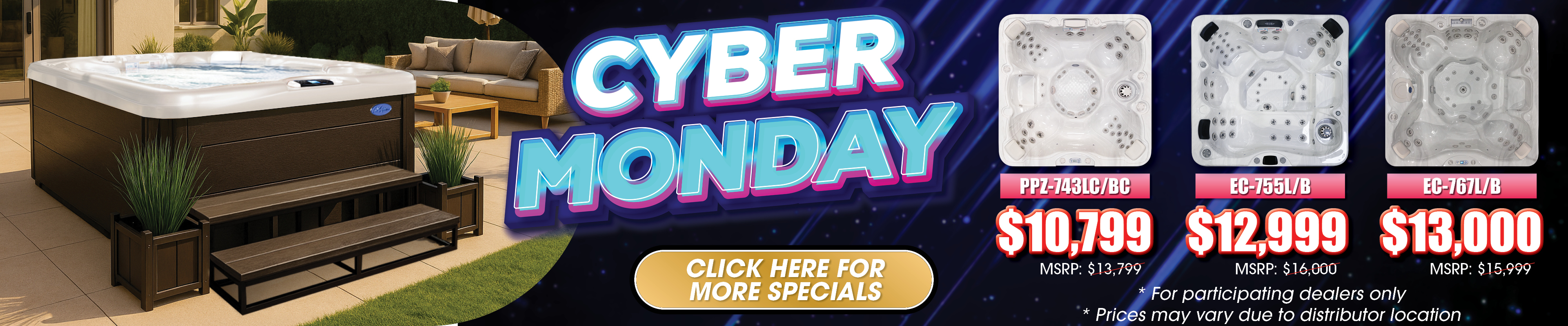 Calspas hot tub being used in a family setting - East Orange