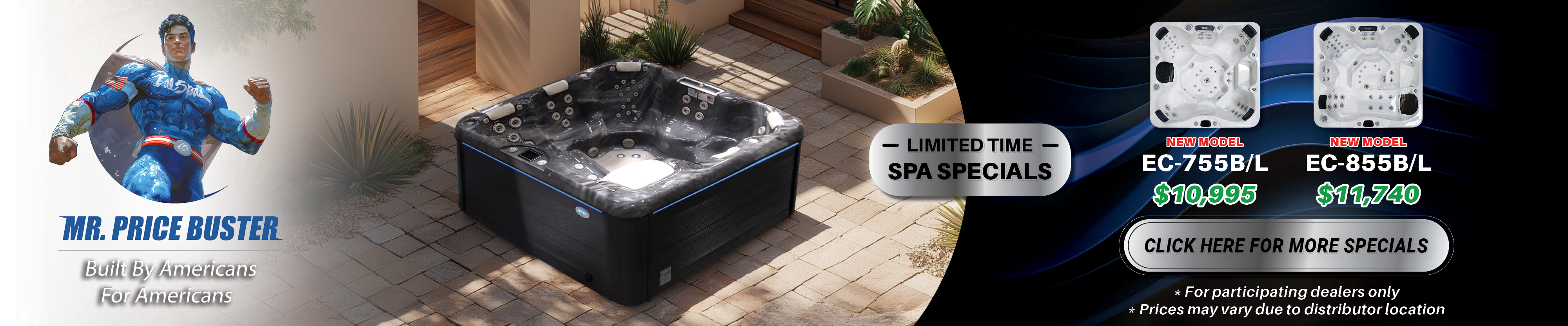 Calspas hot tub being used in a family setting - East Orange